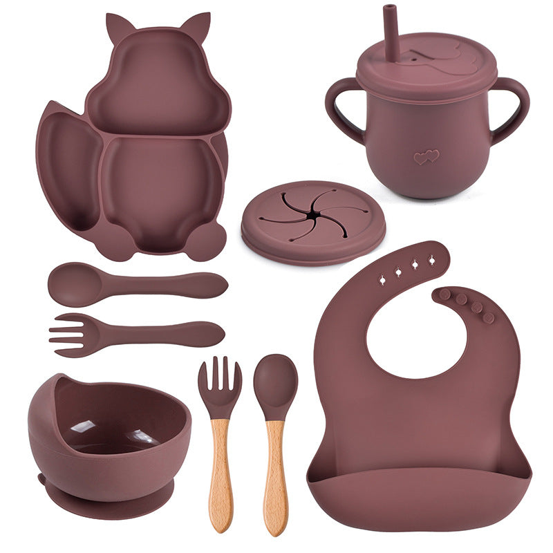 Infant Silicone Gel Feeding Set