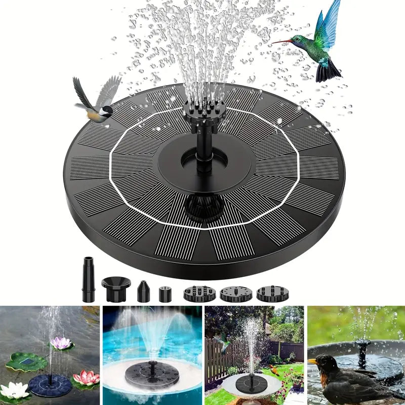Solar Bird Bath Fountain Pump for Garden and Outdoor Use