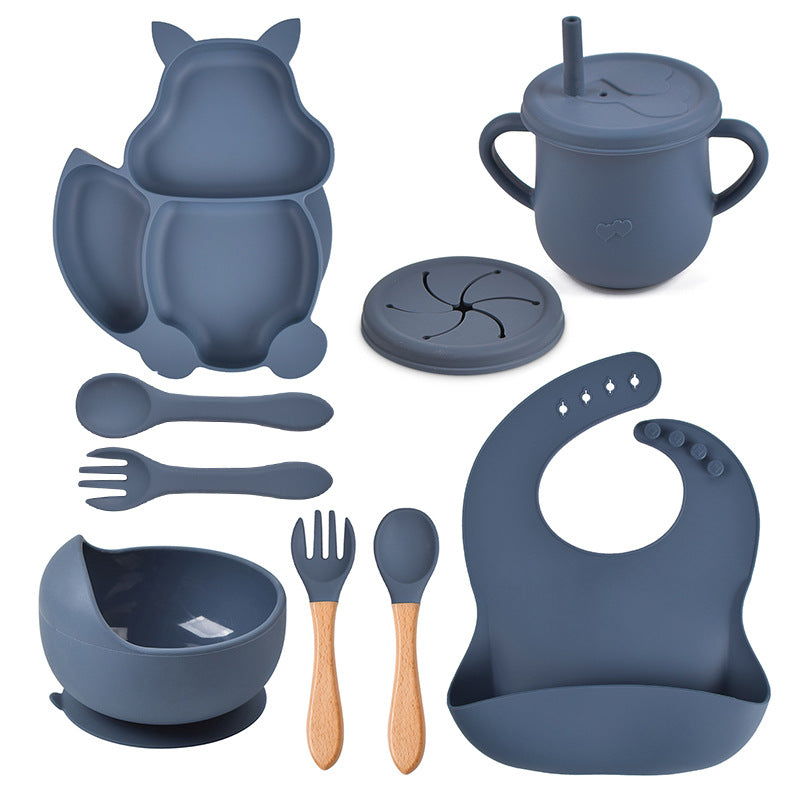 Infant Silicone Gel Feeding Set