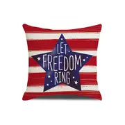 4th of July Patriotic Throw Pillow Case Design
