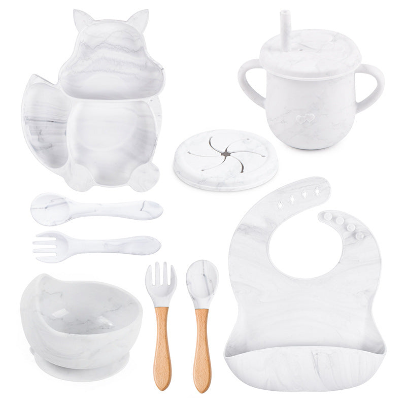 Infant Silicone Gel Feeding Set