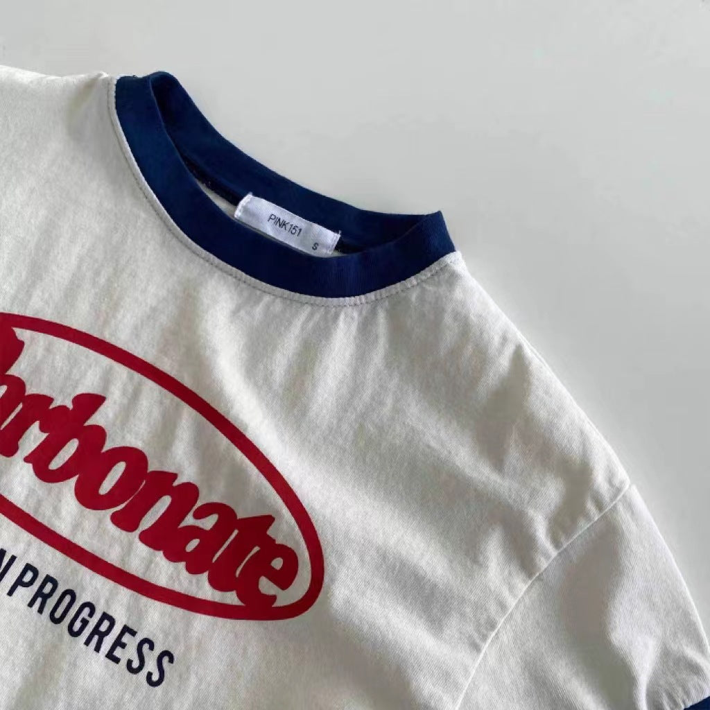 Summer Infant Cotton Short-sleeved T-shirt for Babies