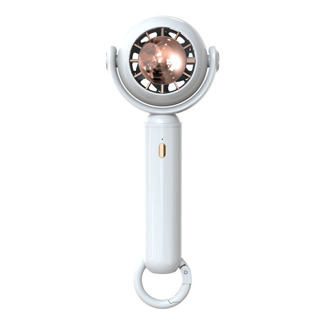 Mini Portable USB Rechargeable Handheld Fan with Base