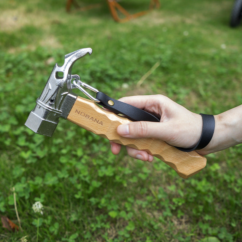 NOBANA Outdoor Multifunctional Camping Hammer with Handle