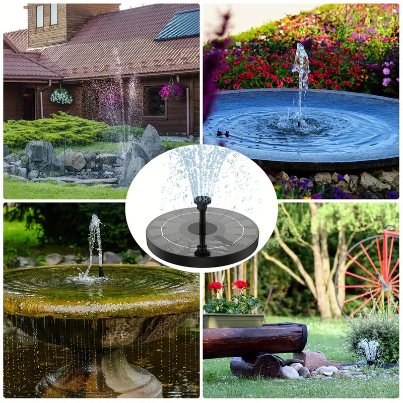 Solar Bird Bath Fountain Pump for Garden and Outdoor Use