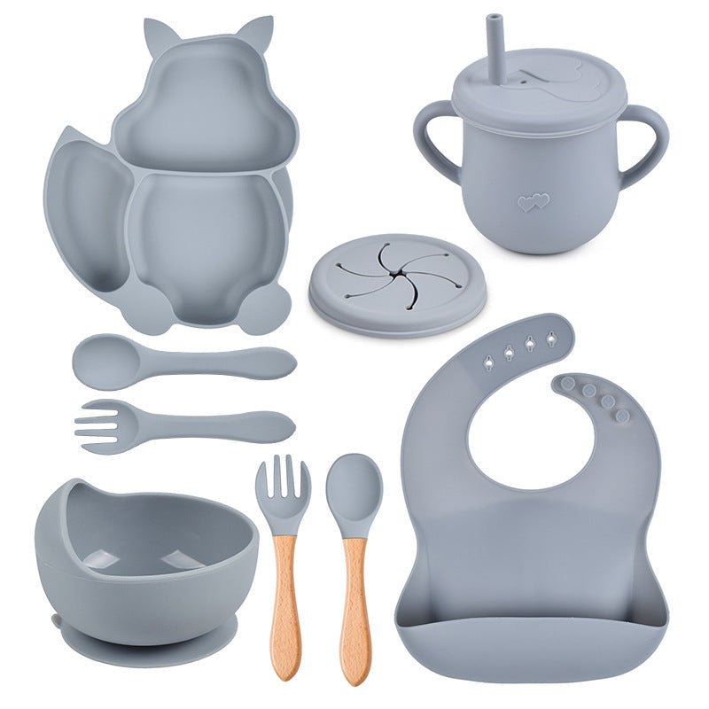Infant Silicone Gel Feeding Set